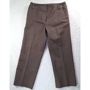 Madison Rebecca Fit Women's Business Dress Pants Wide Leg Size 4 Brown